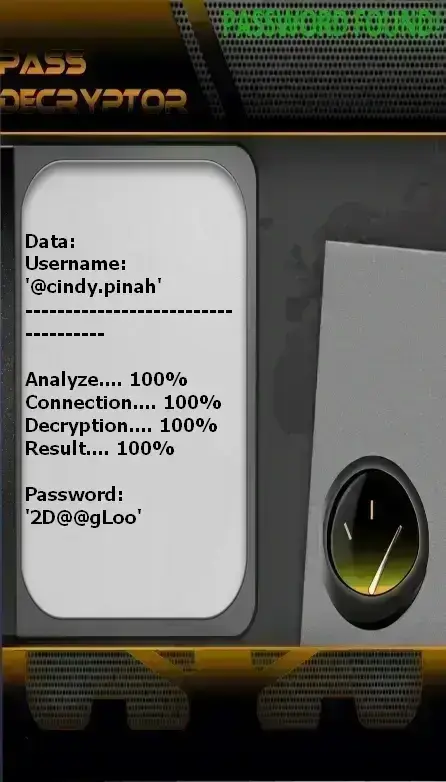 Decrypt Instagram account passwords