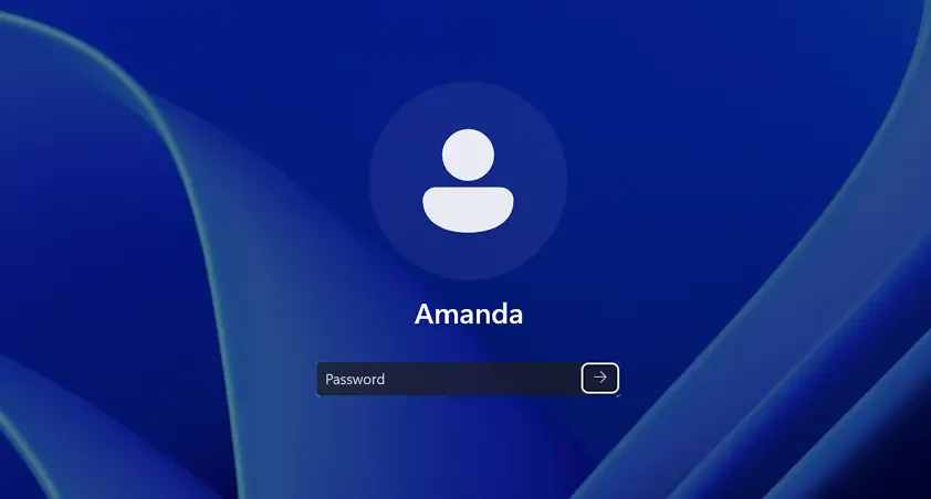 Exemples de comptes Windows déverrouillés